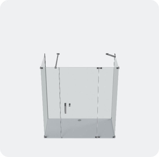 Душевые уголки и перегородки