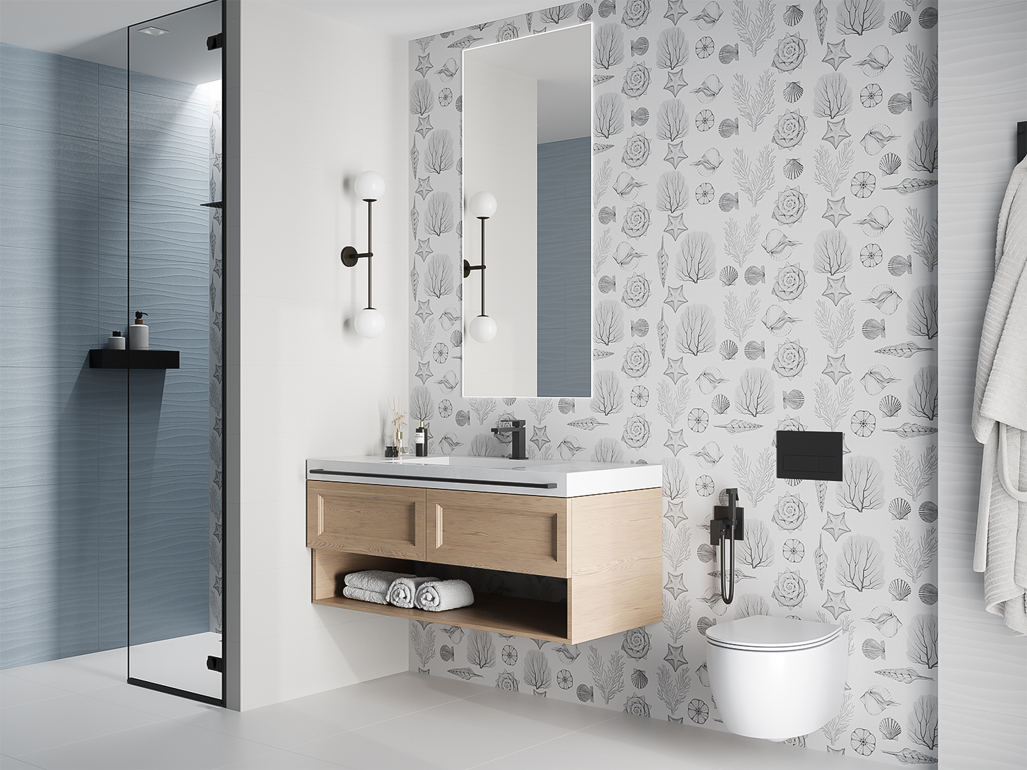 Керамическая плитка Gracia Сeramica Monocolor sugar white wall 01